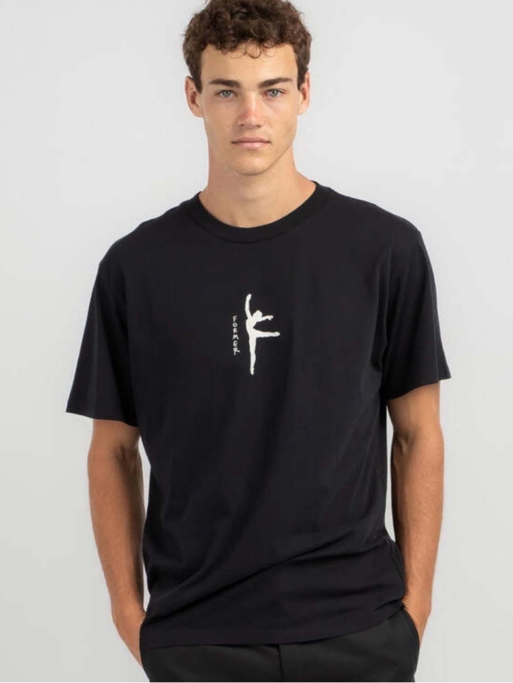 NWT Men’s Medium Former Suspension Short Sleeve Crew Neck Tee Black